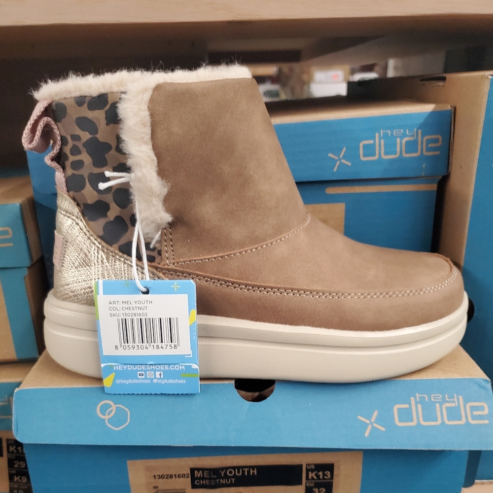 HEY DUDE YOUTH BOOTS